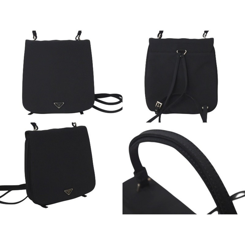 Prada Mini Nylon Back Pack Backpack Black - image 3